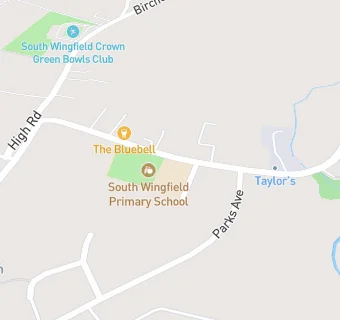 map for South Wingfield Primary School