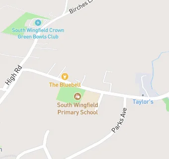 map for South Wingfield Primary School