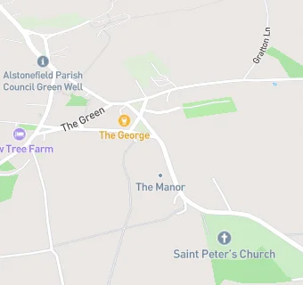 map for THE GEORGE AT ALSTONEFIELD