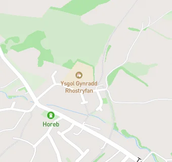 map for Ysgol Gynradd Rhostryfan