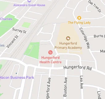 map for Hungerford Medical Centre