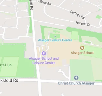 map for Alsager School