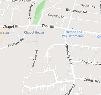 map for Ashfield Nursing Home