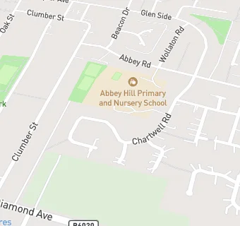 map for Bracken Hill School