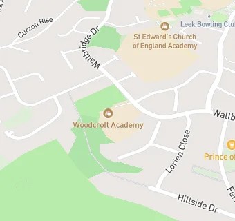 map for Woodcroft First School