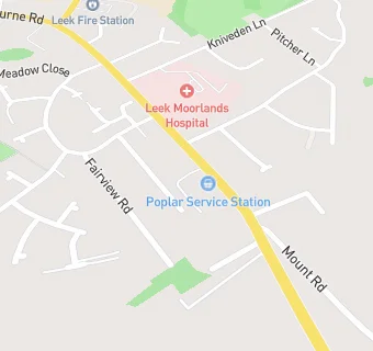 map for POPLAR SERVICE STATION