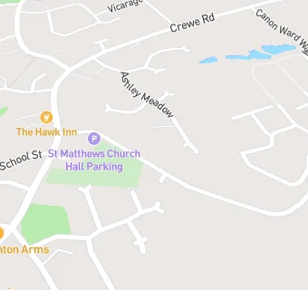 map for St Matthews Church Hall