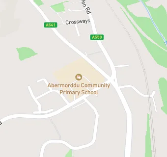 map for Abermorddu C.P. School
