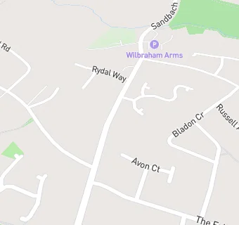 map for Wilbraham Arms