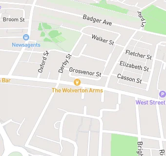 map for West Street Pharmacy