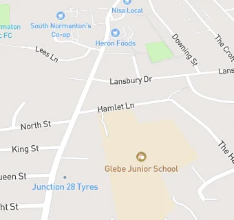 map for Glebe Junior School