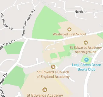 map for St Edward's Church of England Academy