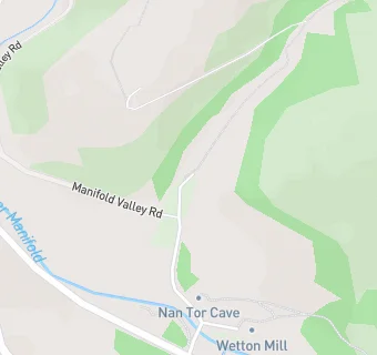 map for WETTON MILL CAFE