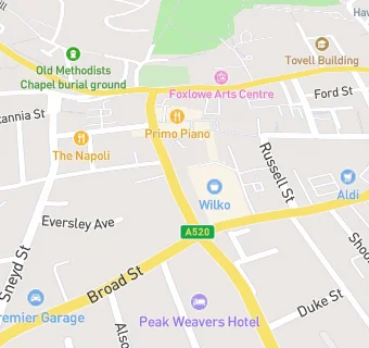 map for St Edward Street Dental Practice