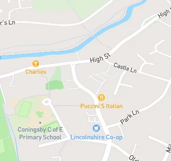 map for The New Coningsby Surgery