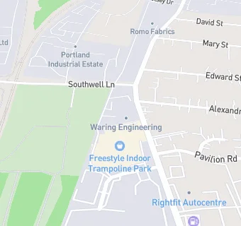 map for Freestyle Trampoline Park