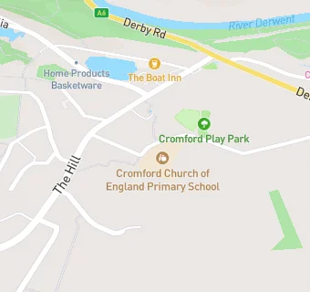 map for Cromford Church of England Primary School