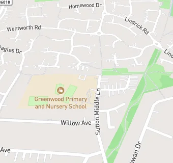 map for Greenwood Primary and Nursery School