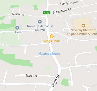 map for Navenby News One Stop