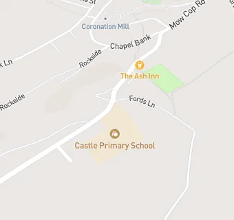 map for Castle Primary School