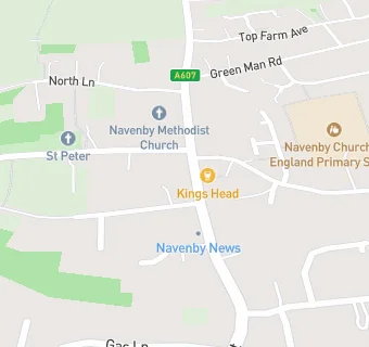 map for The King's Head Navenby