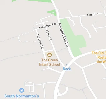 map for The Green Infant School