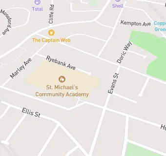 map for St Michael's Community Academy