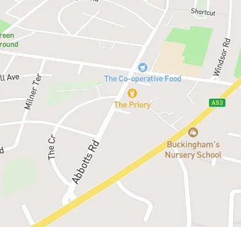 map for THE PRIORY HOTEL