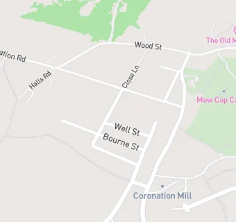 map for Mow Cop Methodist Church