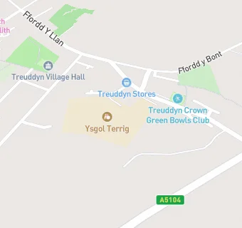 map for Treuddyn Under 5's û C/O Ysgol Parc y Llan