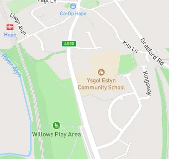 map for Ysgol Estyn C.P.