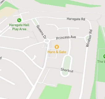 map for HAREGATE FISH BAR