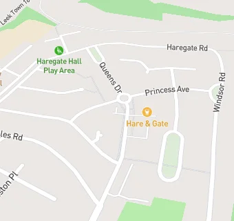 map for HAREGATE COMMUNITY CENTRE CAFE