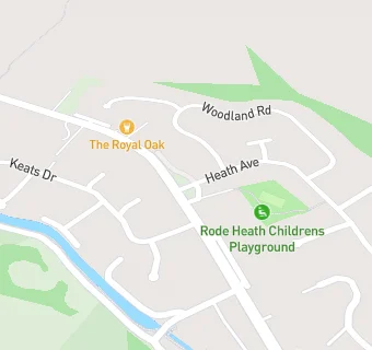 map for Rode Heath Primary School