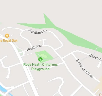 map for Rode Heath Surgery