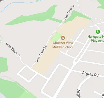 map for Churnet View Middle School