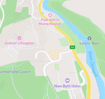 map for Matlock Bath Holy Trinity Church Of England