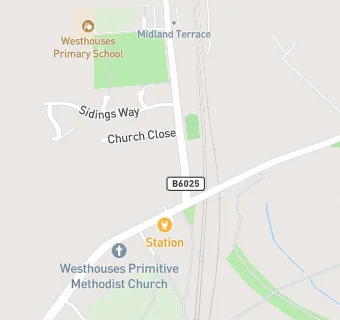 map for Westhouses Primary School