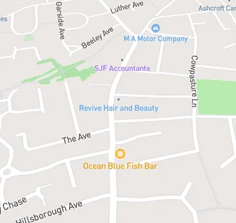 map for Ocean Blue Fish Bar