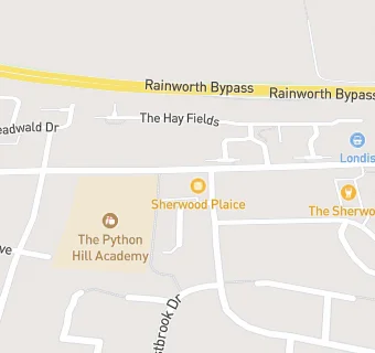 map for Rainworth Fish Bar