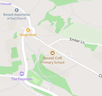 map for Bonsall CofE (A) Primary School