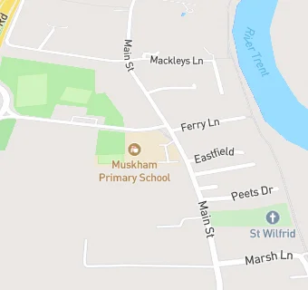 map for Muskham Primary School