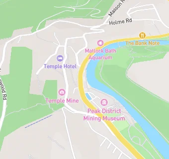 map for Matlock Bath Fish Bar