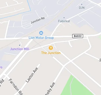 map for The Junction Pub and Restaurant Ltd