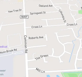 map for All Saints Centre