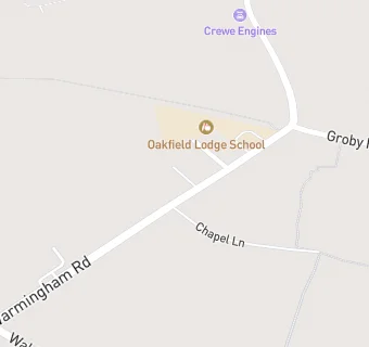 map for Oakfield Lodge School