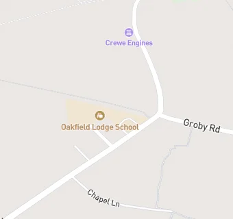 map for Oakfield Lodge School