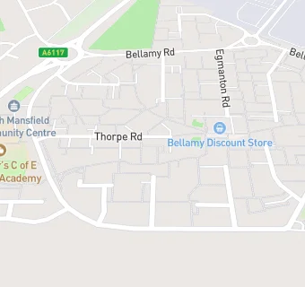 map for Tuxford Court Community Centre