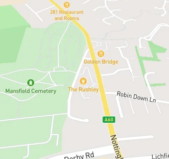 map for The Rushley