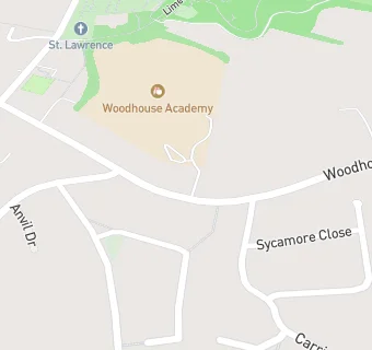 map for Woodhouse Academy